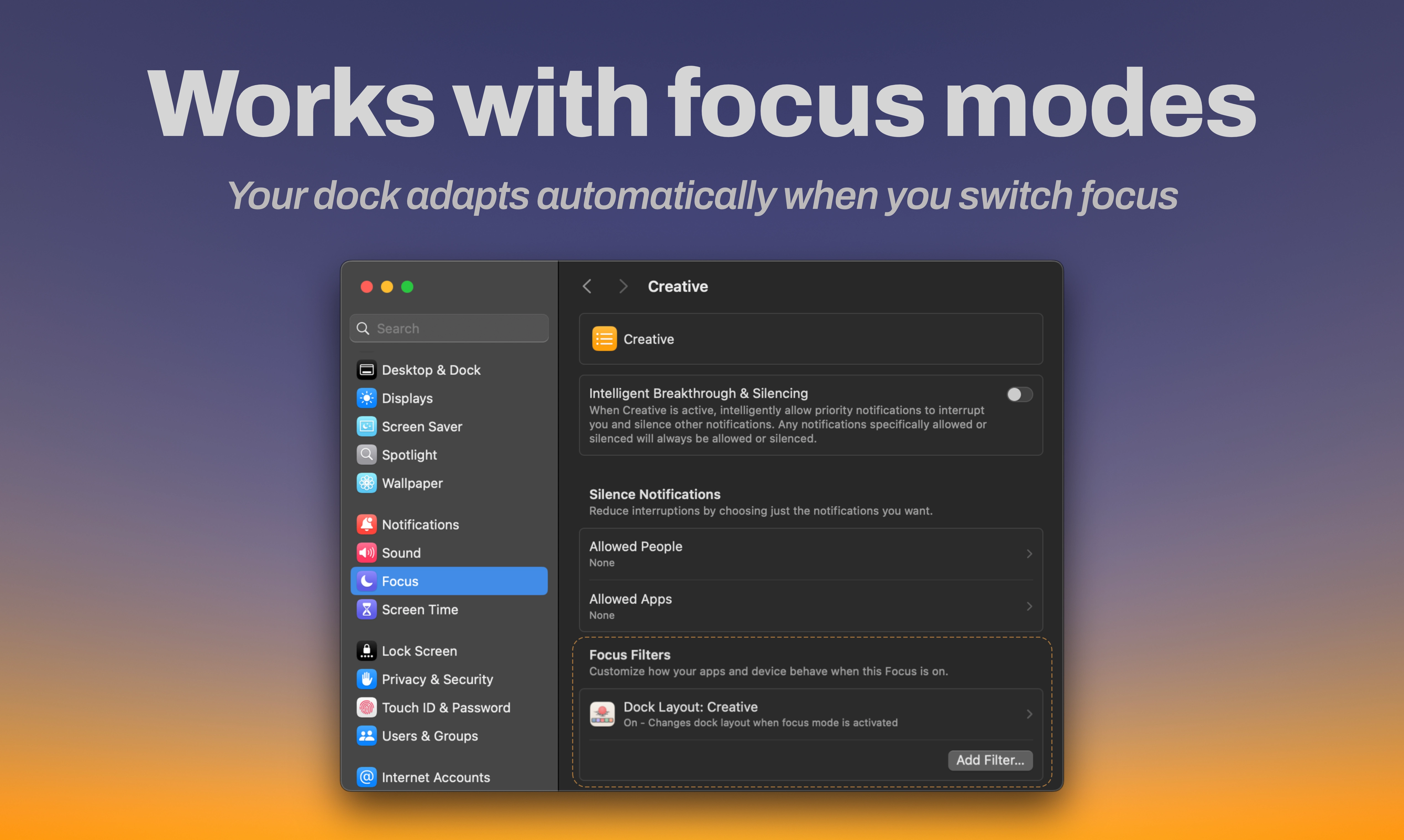Modoki Focus Integration
